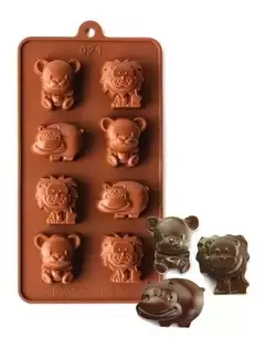 Molde de Silicona Animalitos Zoologico Animales