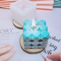 Molde Silicona Cubo Rubik 3D