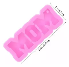 Molde Silicona Mom Llavero Resina, Jabón, Yeso, Manualidades en internet