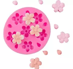 Molde De Silicona Flores Resina, Porcelana, Etc - Lua Distribuidora