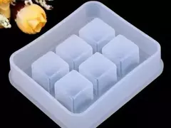 Molde silicona mini cuadrados dije - comprar online