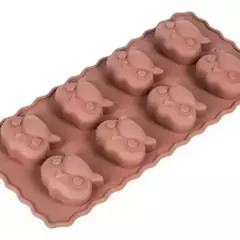 Molde Silicona Buho Lechuza Bombones Chocolate