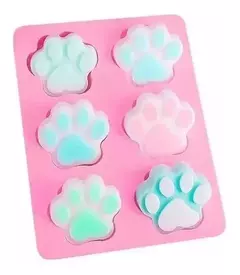 Molde De Silicona Huellas De Perro Especial Jabones - comprar online