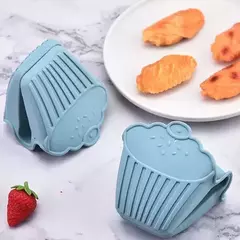 Guante Manopla De Silicona Con Diseño Cupcake en internet