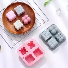 Molde de Silicona Cubos Chicos Bubble, Cubo, Rubik - Ideal Velas, Jabones, Resina - comprar online