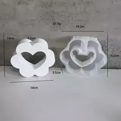 Molde Silicona Florero Flor Resina Yeso Cemento en internet
