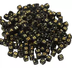 Cuencas De Letras Plasticas Para Pulseras, Collares, Bijou, Etc. - comprar online