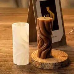Molde Silicona Para Vela Espiral Chico Velas Yeso Resina - Lua Distribuidora