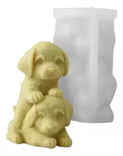 Molde Silicona Perro 3d Velas Jabones Resina Yeso