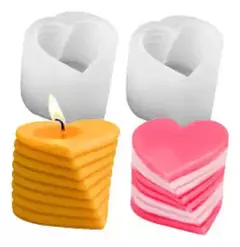Molde De Silicona Corazón Especial Para Velas, Jabones, Etc. en internet