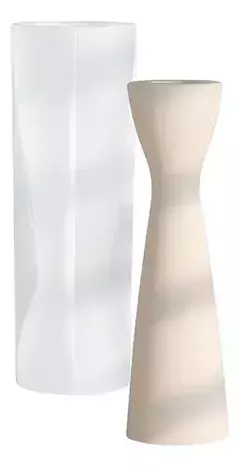Molde Silicona Candelabro Chico Yeso Resina