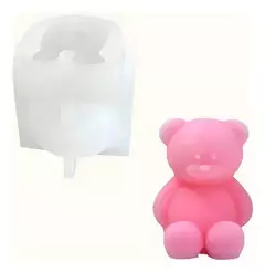 Molde de Silicona Oso Grande Sentado | Perfecto para Velas, Jabones y Manualidades - comprar online