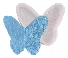 Molde Silicona Mariposa Con Pluma Y Flores Velas Resina Yeso en internet