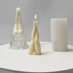 Molde Silicona Piernas Cruzadas Ideal Velas, Resina, Yeso - tienda online