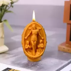 Molde Silicona Cristo En La Cruz Resina, Yeso, Velas, Jabón en internet