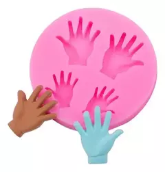 Molde Silicona Manos Ideal Porcelana Fria, Fondant, Resina - comprar online