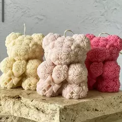Molde Silicona Oso Rosas Ideal Velas Jabones Yeso Cemento en internet