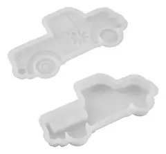 Molde De Silicona Camioneta Con Flor Ideal Resina, Yeso - comprar online