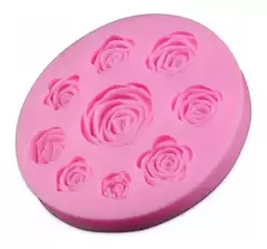 Molde silicona rositas x 9 cavidades - comprar online