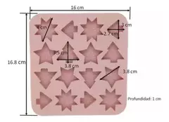Molde Silicona Navideños Ideal Resina, Chocolate, Jabones en internet