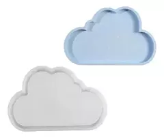 Molde Silicona Bandeja Nube Para Resina, Yeso - comprar online