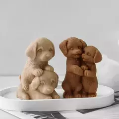 Imagen de Molde Silicona Perro 3d Velas Jabones Resina Yeso