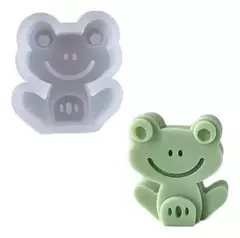 Molde Silicona Rana Jabon Velas, Resina, Yeso