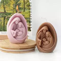 Molde Silicona Sagrada Familia Para Resina, Velas, Yeso, Etc - comprar online