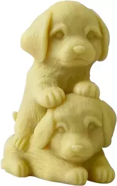 Molde Silicona Perro 3d Velas Jabones Resina Yeso - comprar online