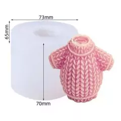 Imagen de Molde De Silicona Pulóver o Sweater Crochet