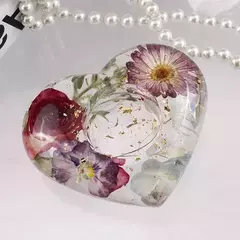 Molde Silicona Porta Vela Para Resina, Yeso en internet