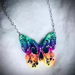 Molde Silicona Mariposa Con Calavera Velas, Jabón, Yeso - tienda online