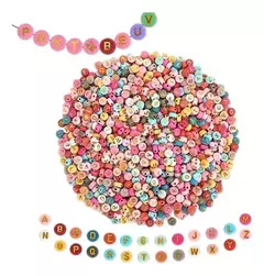 Cuencas De Letras Plasticas Para Pulseras, Collares, Bijou, Etc. - tienda online