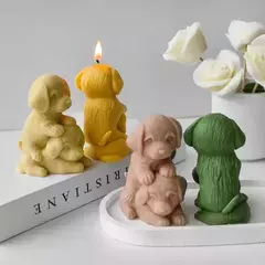 Imagen de Molde Silicona Perro 3d Velas Jabones Resina Yeso