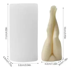Molde Silicona Piernas Cruzadas Ideal Velas, Resina, Yeso en internet