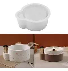 Molde Silicona Porta Vela Grande Resina en internet