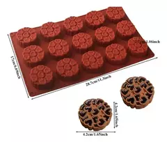 Molde Silicona Tortitas Corazones Ideal Jabones, Horno en internet