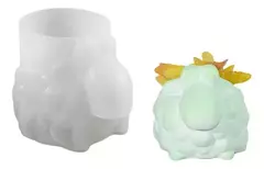 Molde De Silicona Oveja Maceta, Porta Velas Resina, Yeso