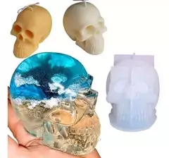 Molde De Silicona Calavera Craneo 3D - Ideal Resina, yeso, etc. en internet