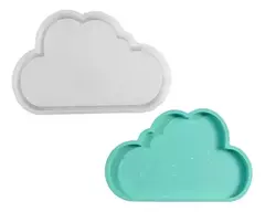 Molde Silicona Bandeja Nube Para Resina, Yeso