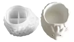Molde De Silicona Erizo Ideal Porta Velas, Yeso, Resina en internet