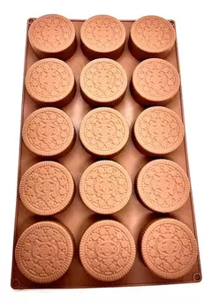 Molde Silicona Galletitas Oreo Reposteria Jabon,velas,resina en internet