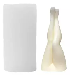 Molde Silicona Piernas Cruzadas Ideal Velas, Resina, Yeso - comprar online