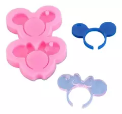 Molde De Silicona Dije Vincha Mickey Minnie Ideal Resina