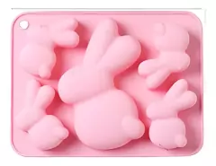 Molde De Silicona Conejos - comprar online