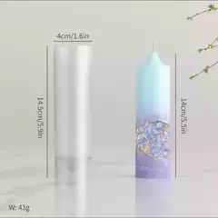 Moldes Acrílicos Cilindro Liso Ideal Para Velas - comprar online