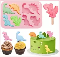 Molde Silicona Dinosaurios - comprar online