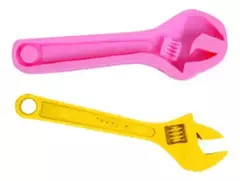 Molde De Silicona Llave Francesa Para Resina, Porcelana