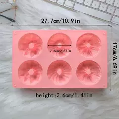 Molde Silicona Donas Ideal Jabones, Repostería, Horno - Lua Distribuidora
