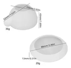 Molde Silicona Taza Con Platito Para Resina , Yeso - comprar online